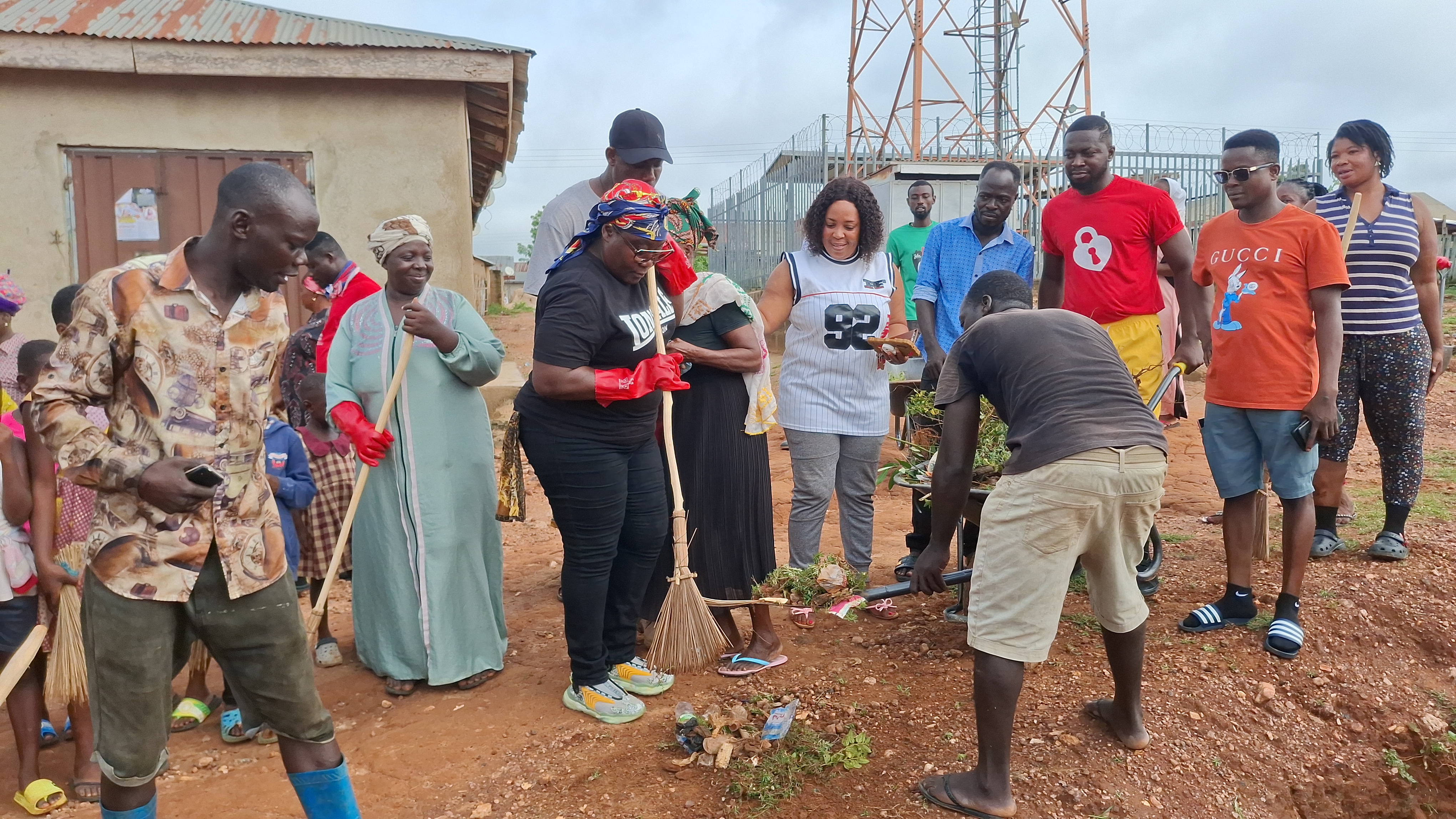 YAWKWEI COMMUNITY UNITES FOR FIRST SANITATION CLEAN-UP EXERCISE UNDER NEW ADMINISTRATION
