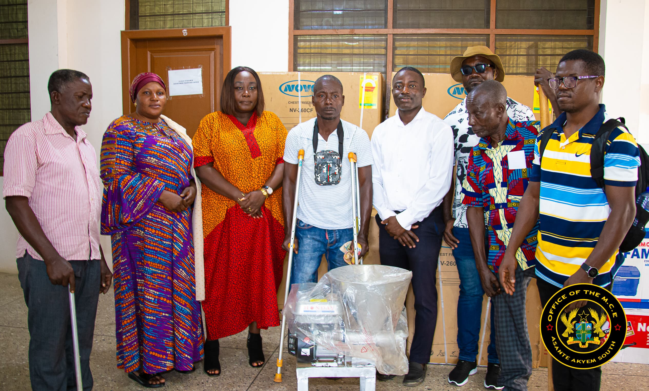 ASANTE AKIM SOUTH MUNICIPAL ASSEMBLY EMPOWERS PERSONS WITH DISABILITY WITH TOOLS FOR ECONOMIC INDEPENDENCE